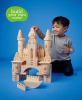 Geoffrey's Toy Box Solid Pine Wooden Castle Block Play Set, Created for Macy's