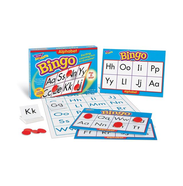 Trend Enterprises, Inc. Alphabet Bingo Games, 4" x 2"