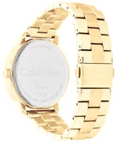 Calvin Klein Women's Gold-Tone Stainless Steel Bracelet Watch 38mm - Gold