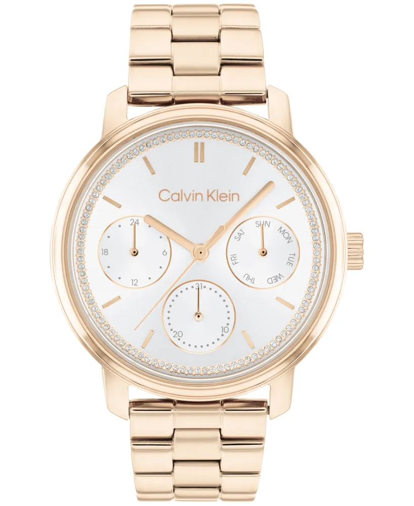 Calvin Klein Women's Gold-Tone Stainless Steel Bracelet Watch 38mm