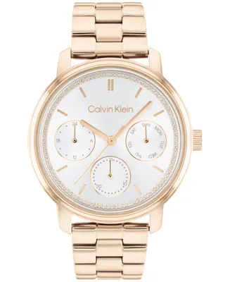 Calvin Klein Women's Gold-Tone Stainless Steel Bracelet Watch 38mm