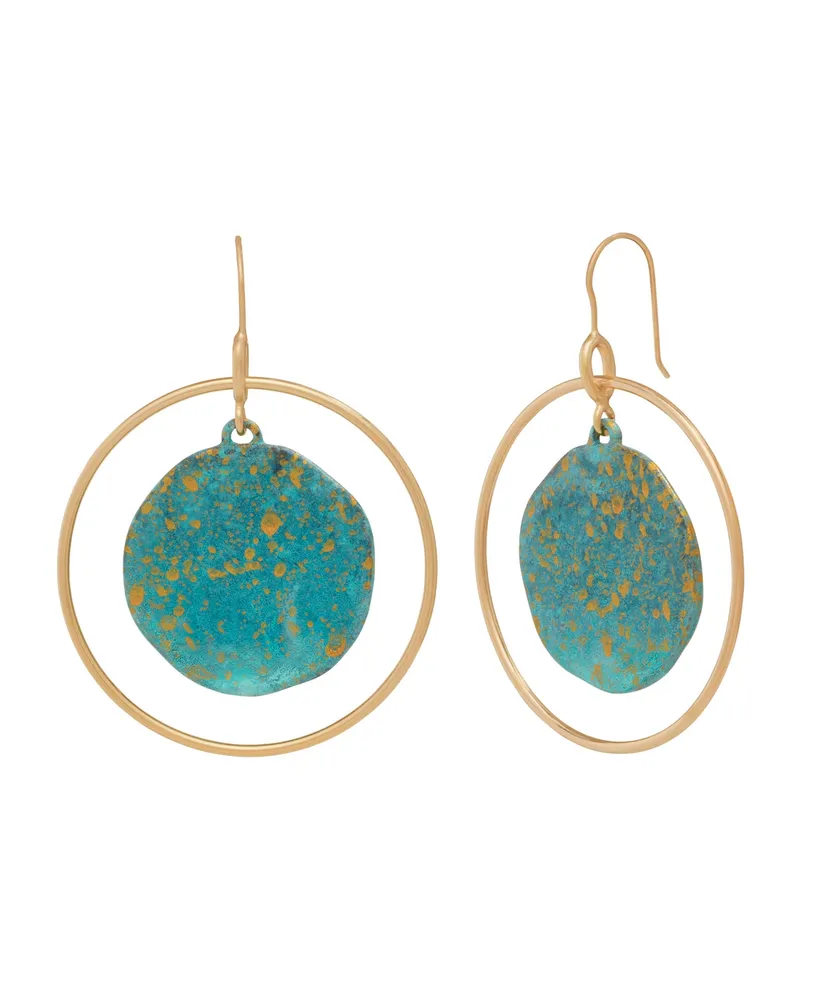 Robert Lee Morris Soho Women's Patina Orbital Earrings