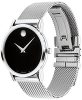 Movado Women's Museum Classic Swiss Quartz Silver-Tone Stainless Steel Bracelet Watch 33mm