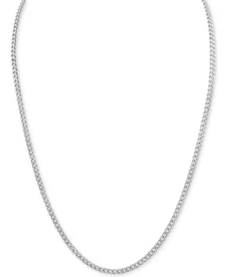 Esquire Men's Jewelry Curb Link 24" Chain Necklace, Created for Macy's