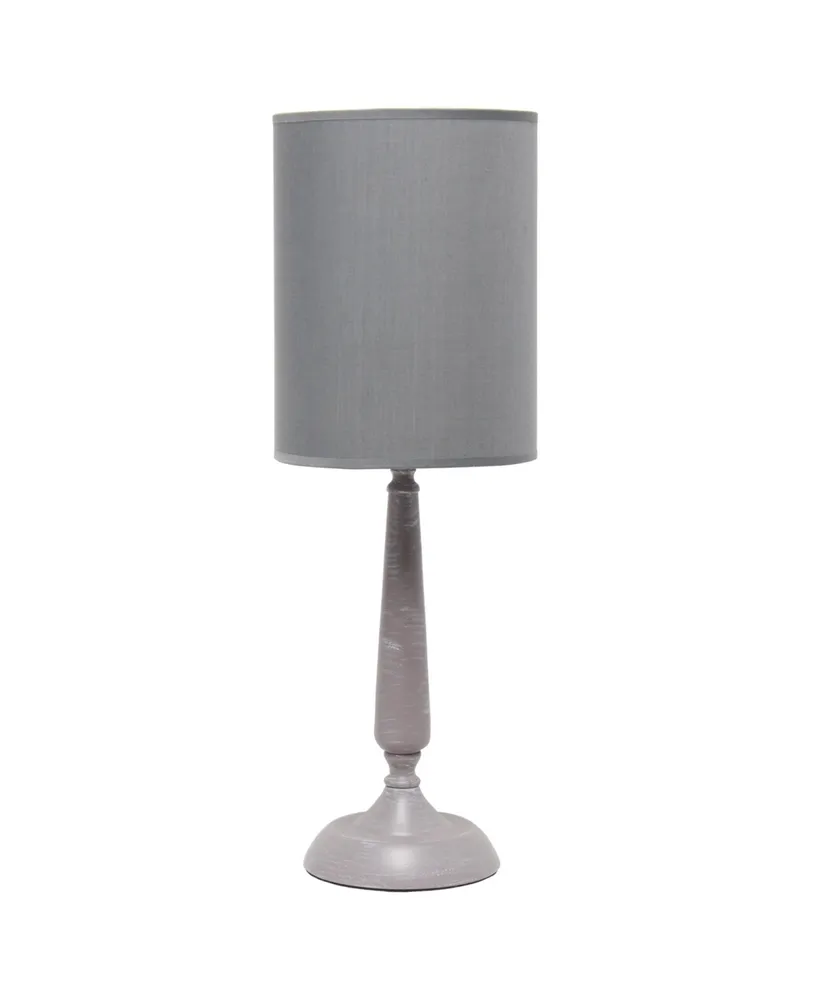 Simple Designs Traditional Candlestick Table Lamp