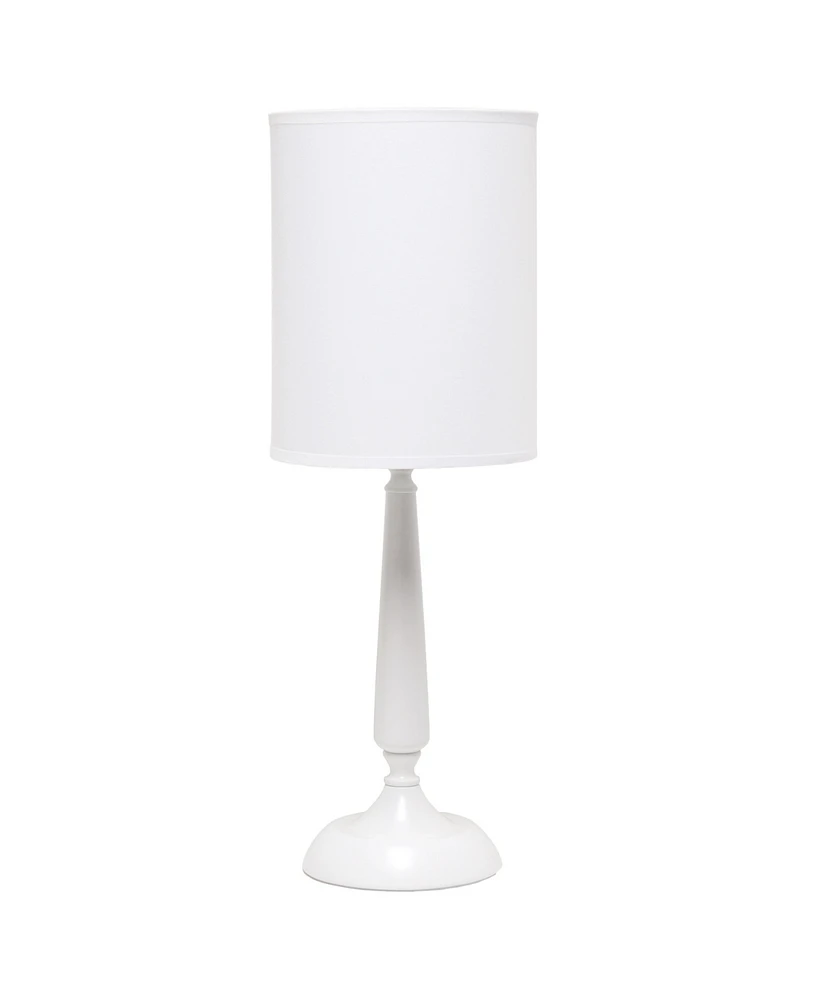 Simple Designs Traditional Candlestick Table Lamp