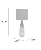 Simple Designs Alsace Bottle Table Lamp