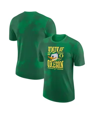 Men's Nike Green Oregon Ducks Team Stack T-shirt