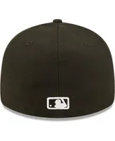 Men's New Era Houston Astros Black, White Low Profile 59FIFTY Fitted Hat