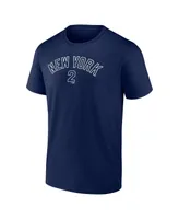 Men's Fanatics Derek Jeter Navy New York Yankees Player Name and Number T-shirt