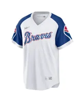 Men's Nike Hank Aaron White Atlanta Braves Home Cooperstown Collection Player Jersey