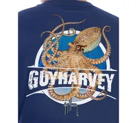 Guy Harvey Men's Short Sleeve Crewneck Graphic Pocket T-Shirt