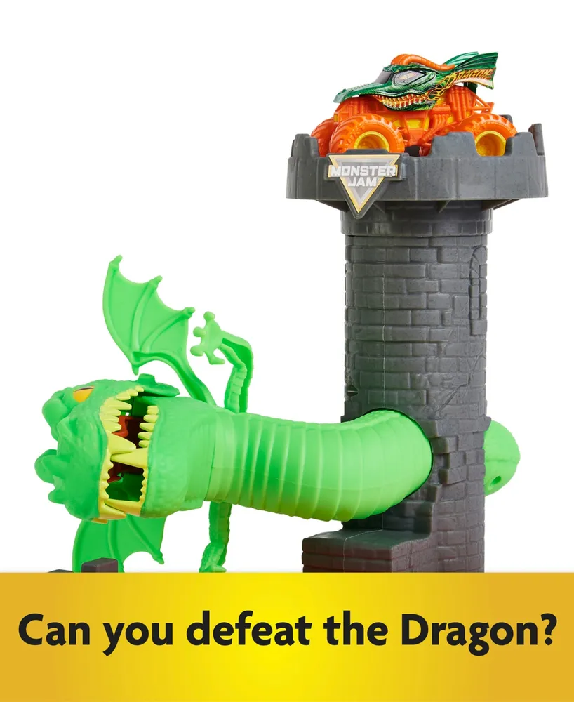 Monster Jam, Dueling Dragon Playset with Dragon Monster Truck