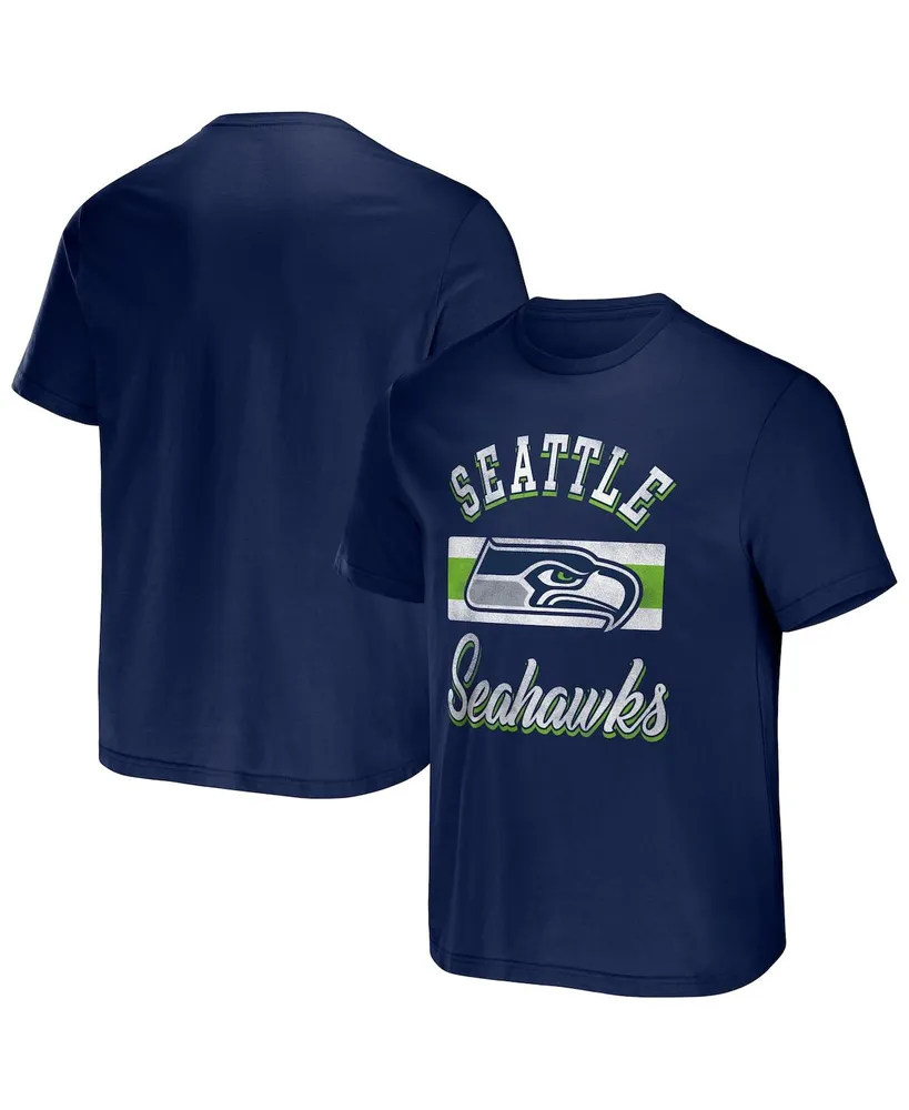 Men's Nfl x Darius Rucker Collection by Fanatics College Navy Seattle Seahawks Stripe T-shirt