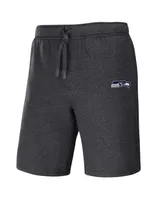 Men's Nfl x Darius Rucker Collection by Fanatics Heather Charcoal Seattle Seahawks Logo Shorts