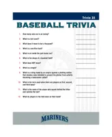 In The Sports Zone the Go Mariners Activity Book