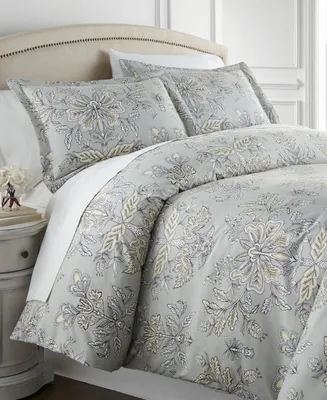 Southshore Fine Linens Vintage-Like Garden Down Alternative 3 Piece Comforter Set, Twin