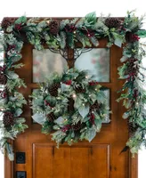 Village Lighting 24" Lighted Christmas Wreath