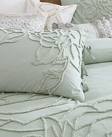 Peri Home Chenille Rose Green 3 Piece Comforter Set