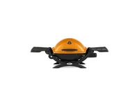 Weber Q1200 Liquid Propane Grill Orange Classic