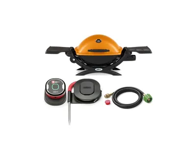 Weber Q 1200 Liquid Propane Grill Orange Itech