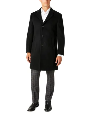 Kenneth Cole Reaction Men's Single-Breasted Classic Fit Overcoat
