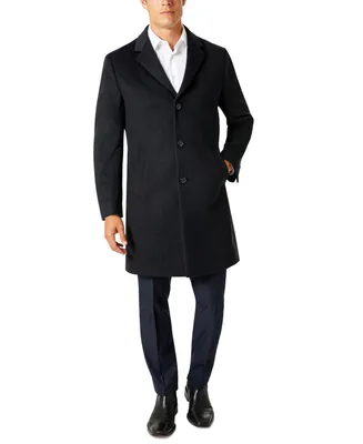 Kenneth Cole Reaction Men's Single-Breasted Classic Fit Overcoat