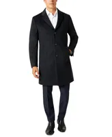 Kenneth Cole Reaction Men's Single-Breasted Classic Fit Overcoat