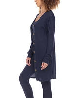 Honeydew Women's Off Duty Rib Knit Lounge Cardigan