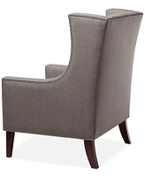 Madison Park Barton Fabric Accent Chair with Nailheads