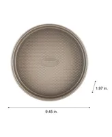 Kitchen Details Pro Series Round Cake Pan with Diamond Base, 9.5" - Gold