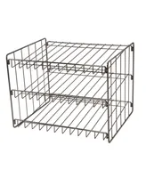 Kitchen Details 3 Tier Can Storage Organizer Rack in Onyx