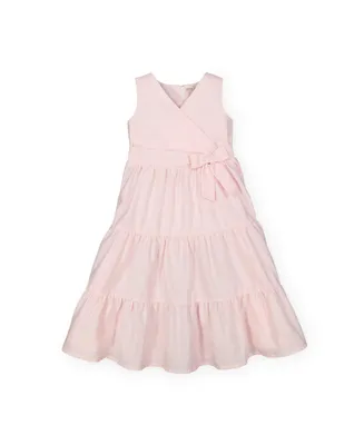 Hope & Henry Toddler Girls Tiered Wrap Dress