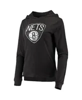 Women's Concepts Sport Black Brooklyn Nets Hoodie & Pants Sleep Set