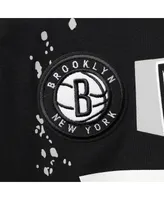 Men's Black Brooklyn Nets Confetti T-shirt
