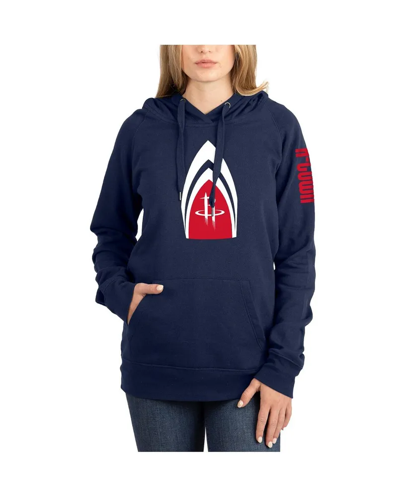 Women's New Era Navy Houston Rockets 2021/22 City Edition Pullover Hoodie