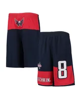 Youth Boys Alexander Ovechkin Navy Washington Capitals Pandemonium Name and Number Shorts