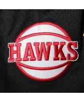 Men's Pro Standard Black Atlanta Hawks Mesh Capsule Shorts