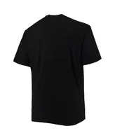 Men's Black Brooklyn Nets Big and Tall Pop T-shirt