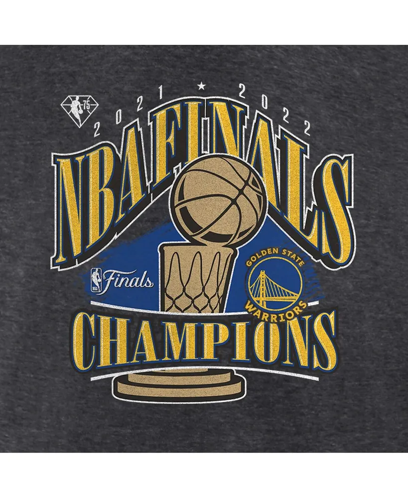 Men's Fanatics Heathered Charcoal Golden State Warriors 2022 Nba Finals Champions Delivery T-shirt