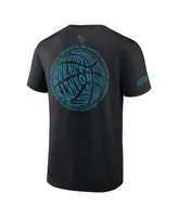 Men's Fanatics Black Charlotte Hornets Basketball Street Collective T-shirt