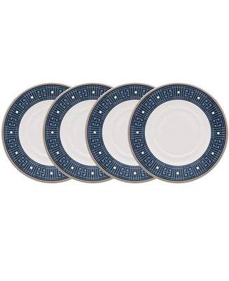 Noritake Infinity 4 Piece Saucer Set, Service for