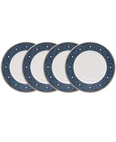 Noritake Infinity 4 Piece Saucer Set, Service for