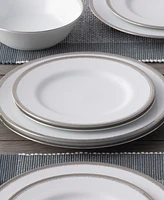 Noritake Whiteridge Platinum Set Of 4 Salad Plates, 8-1/4"