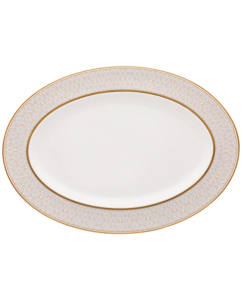 Noritake Noble Pearl Oval Platter, 14"