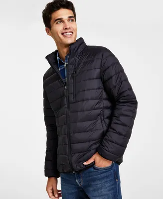 Club Room Men's Quilted Packable Puffer Jacket, Created for Macy's
