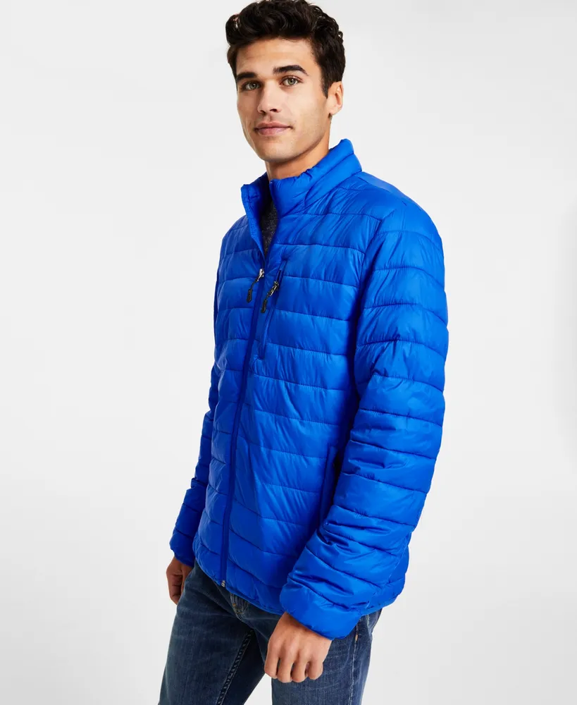 Club Room Men's Quilted Packable Puffer Jacket, Created for Macy's