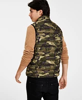 Club Room Men's Quilted Packable Puffer Vest, Created for Macy's