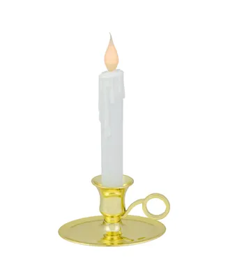 Northlight Pre- Lit Led Lighted Christmas Candle Lamp With Oval Handle Base, 8"
