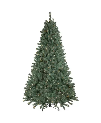 Northlight Pre- Lit Colorado Spruce Artificial Christmas Tree With Clear Lights Set, 7.5'